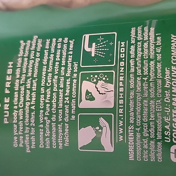 Irish Spring Pure Fresh Wash - Picture 3 of 3